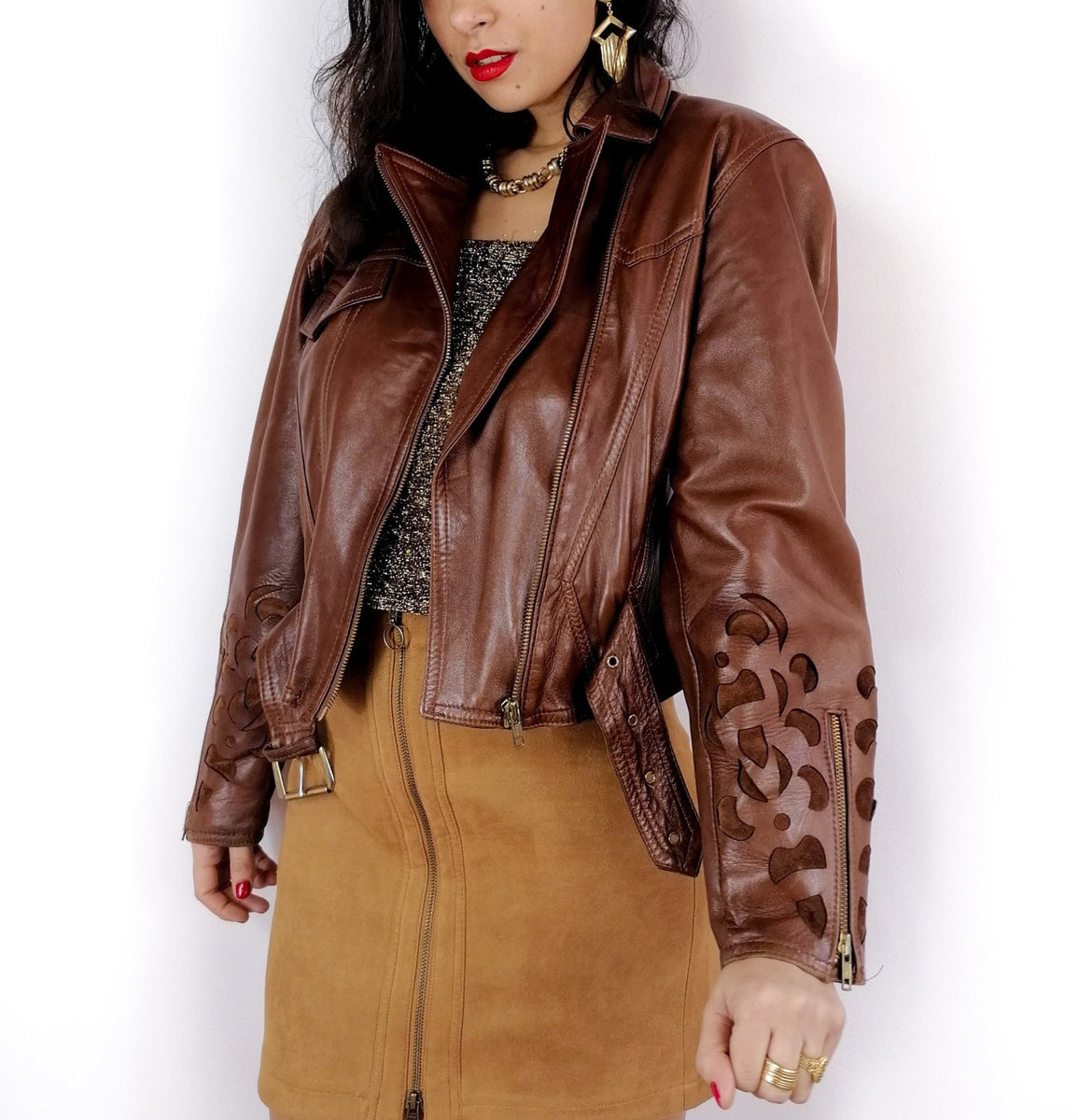 80s vintage leather jacket – Radical Silk