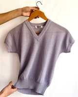 70s/80s Rodier short sleeve wool knit