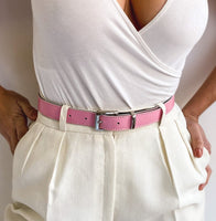 80s vintage vinyl waist belt 💌 FREE SHIPPING