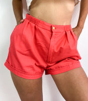 70s/early 80s vintage high rise mini shorts, FR 40 (UK 12, USA 8)