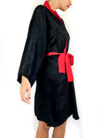 80s vintage kimono-style night-robe