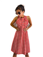 60s vintage sleeveless day dress