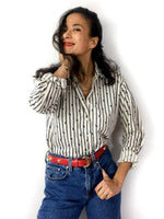 70s vintage unisex stripped shirt