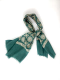 70s vintage silk scarf/shawl 💌 FREE SHIPPING