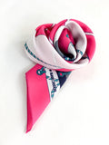 80s vintage bright-colored scarf 💌 FREE SHIPPING