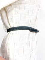 80s vintage thin velvet waist belt 💌 FREE SHIPPING