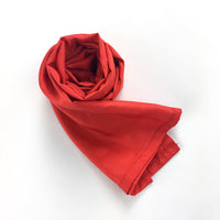 80s vintage long red scarf 💌 FREE SHIPPING