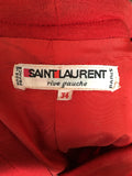 80s vintage Yves Saint Laurent wool dress
