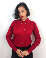90s does 70s vintage St.Michael's collared sweater