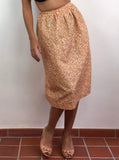 60s/70s vintage high-waist skirt