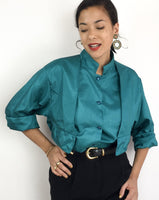 80s vintage loose blouse