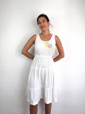 80s vintage chill terry cloth dress