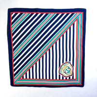 70s/80s vintage gift set, scarf & mocassins, FR 37 (UK 4, USA 6)