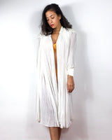 70s vintage white sheer nightgown