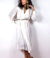 70s vintage white sheer nightgown