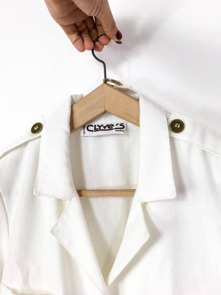70s/80s vintage shirtdress, matching belt – Radical Silk