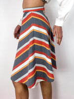 70s vintage high-waist skirt.