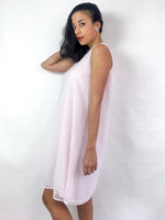 70s vintage baby pink night gown