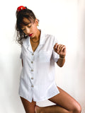 80s/90s vintage short sleeve blouse