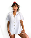 80s/90s vintage short sleeve blouse