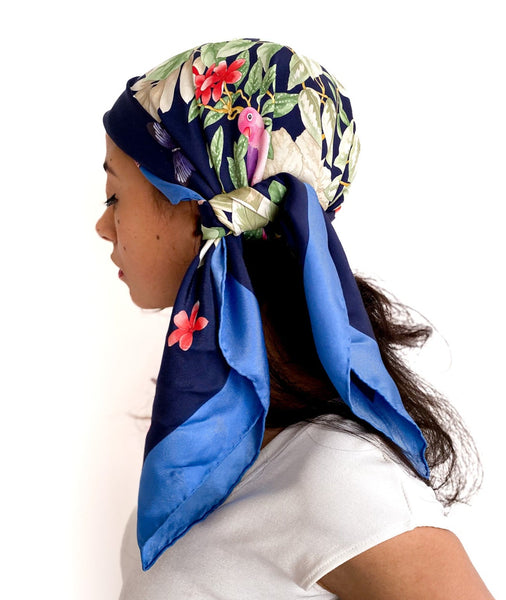 90s vintage silk Salvatore Ferragamo scarf 💌FREE SHIPPING